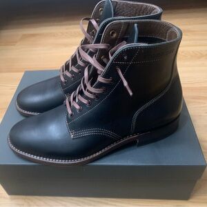 Brother Bridge Escape II Boots in Bucket Black Cow size 10